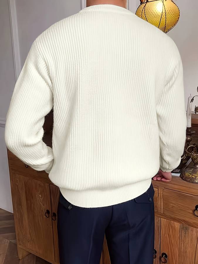 Eli Men's Sweater | 100% Acrylic, Elegant Structure 5
