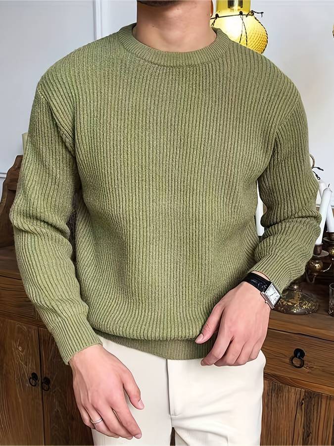 Eli Men's Sweater | 100% Acrylic, Elegant Structure 6
