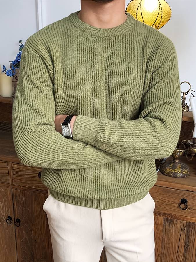 Eli Men's Sweater | 100% Acrylic, Elegant Structure 7
