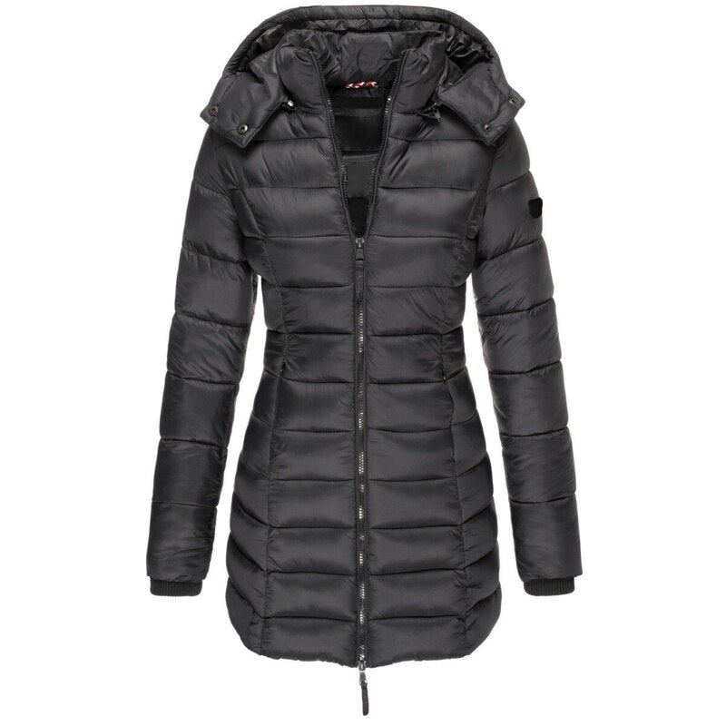 Elisa Women's Down Jacket | Cozy Hooded Design 5