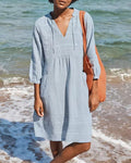 Ella Women's Summer Dress | Soft Cotton Blend, Versatile Design 0
