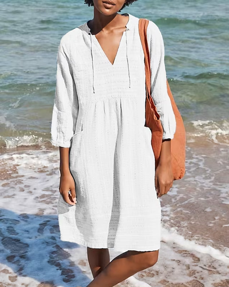 Ella Women's Summer Dress | Soft Cotton Blend, Versatile Design 1
