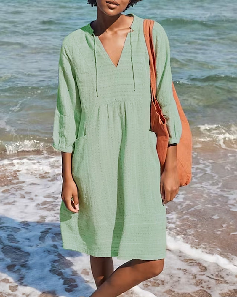 Ella Women's Summer Dress | Soft Cotton Blend, Versatile Design 2