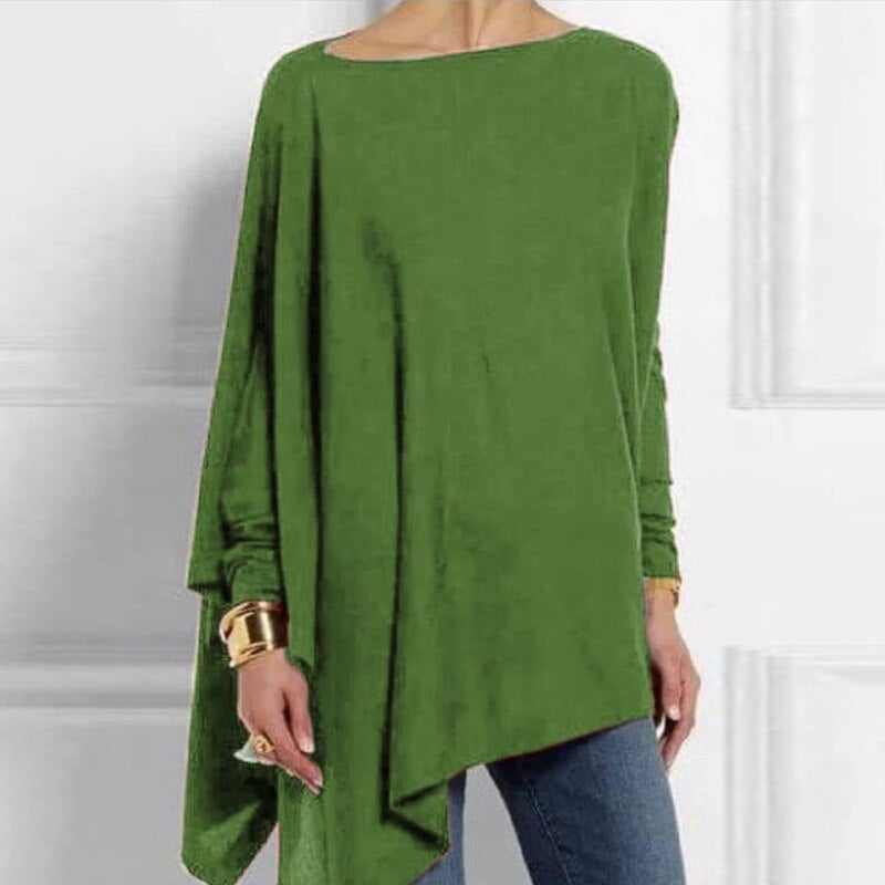 Ellen Women's Sweater | Soft Polyester Blend, Asymmetrical Design 3