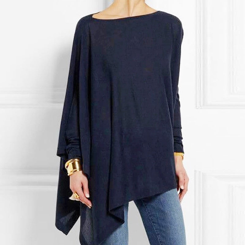 Ellen Women's Sweater | Soft Polyester Blend, Asymmetrical Design 5