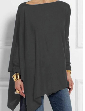 Ellen Women's Sweater | Soft Polyester Blend, Asymmetrical Design 9