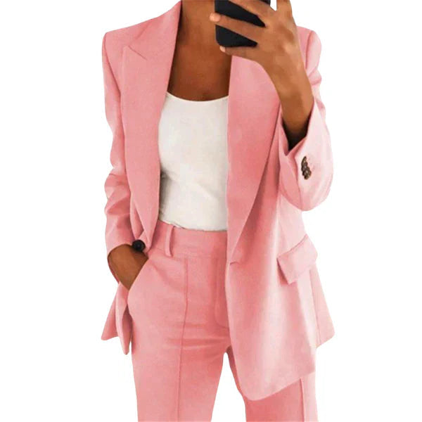 Evelyn Women's Black Blazer | High-Quality Fabric, Elegant Design 3