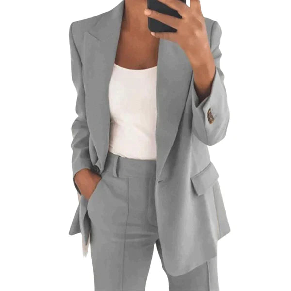 Evelyn Women's Black Blazer | High-Quality Fabric, Elegant Design 5