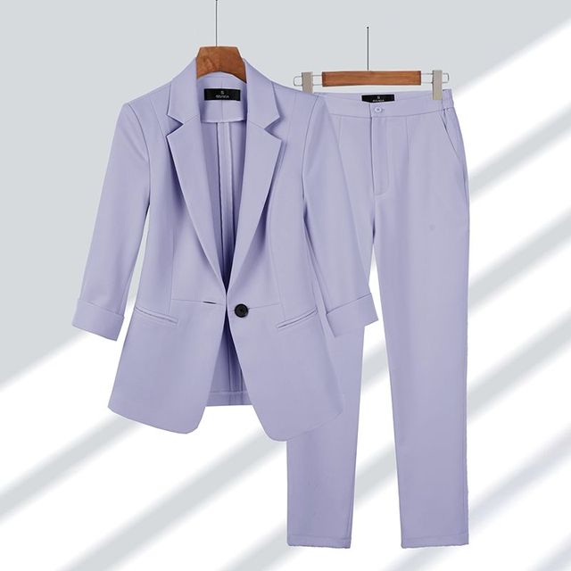 Evelyn Women's Blazer | Tailored Fit, 3/4 Sleeves, Elegant Style 1