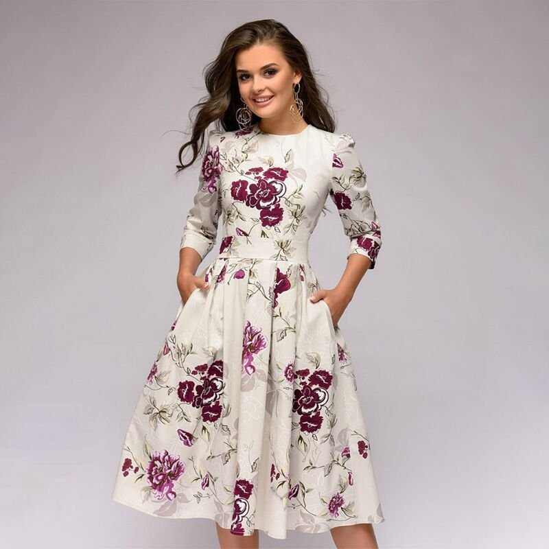 Evelyn Women's Cocktail Dress | Luxurious Silk, Timeless Elegance 0