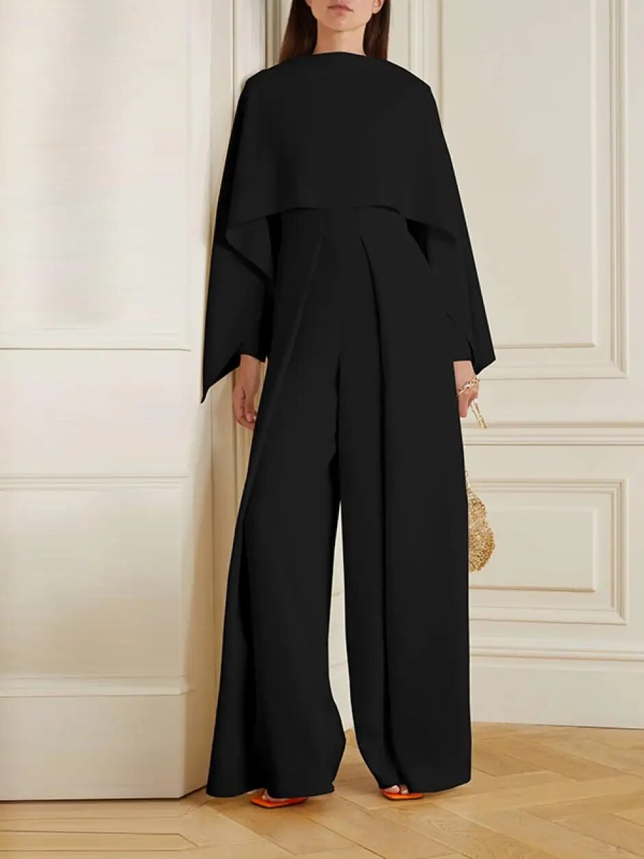 Evelyn Women's Jumpsuit | Long Sleeve, Casual Style 2