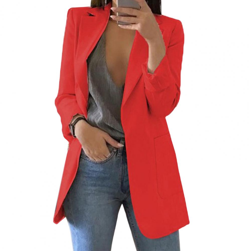 Evelyn Women's Longline Blazer | Luxurious Wool, Timeless Elegance 4