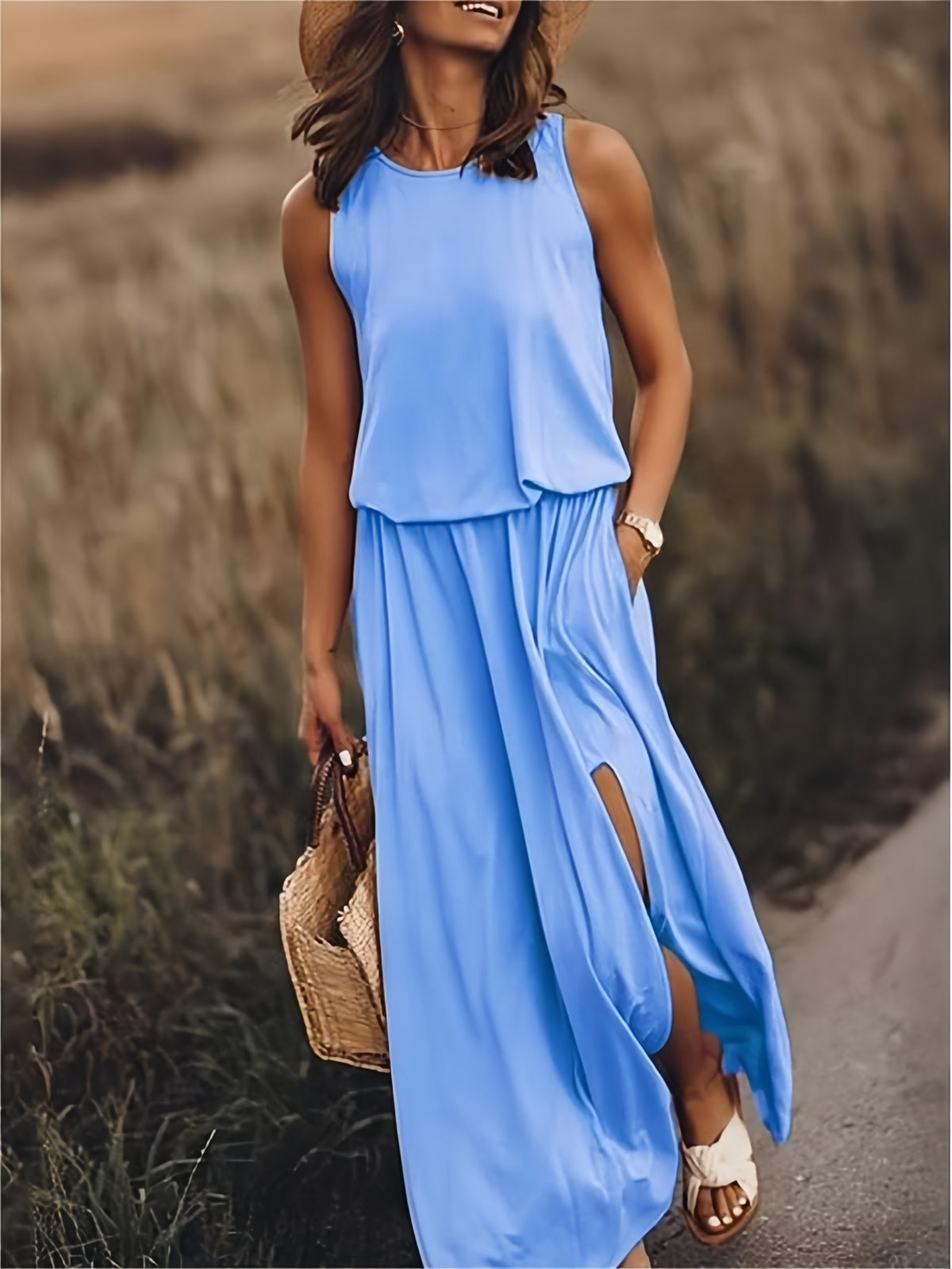 Evelyn Women's Maxi Dress | Soft Breathable Fabric, Timeless Elegance 3