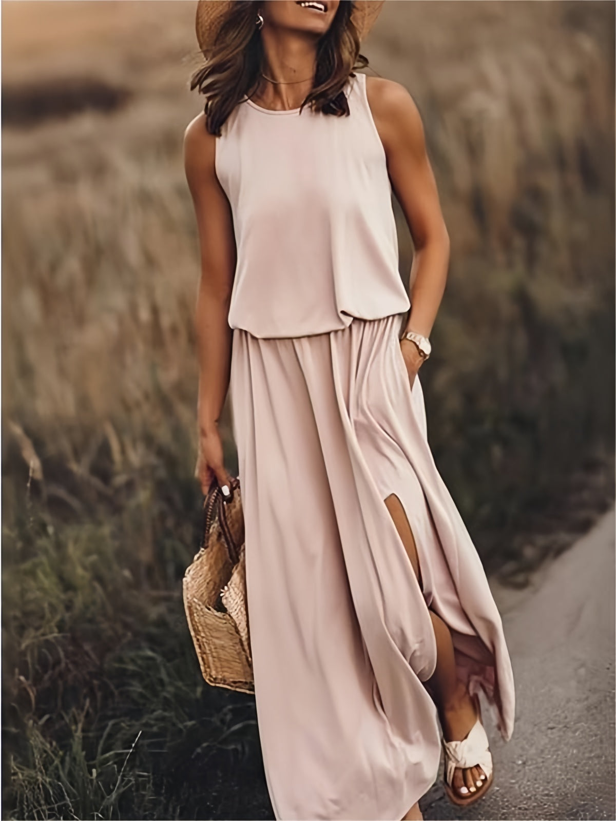 Evelyn Women's Maxi Dress | Soft Breathable Fabric, Timeless Elegance 4