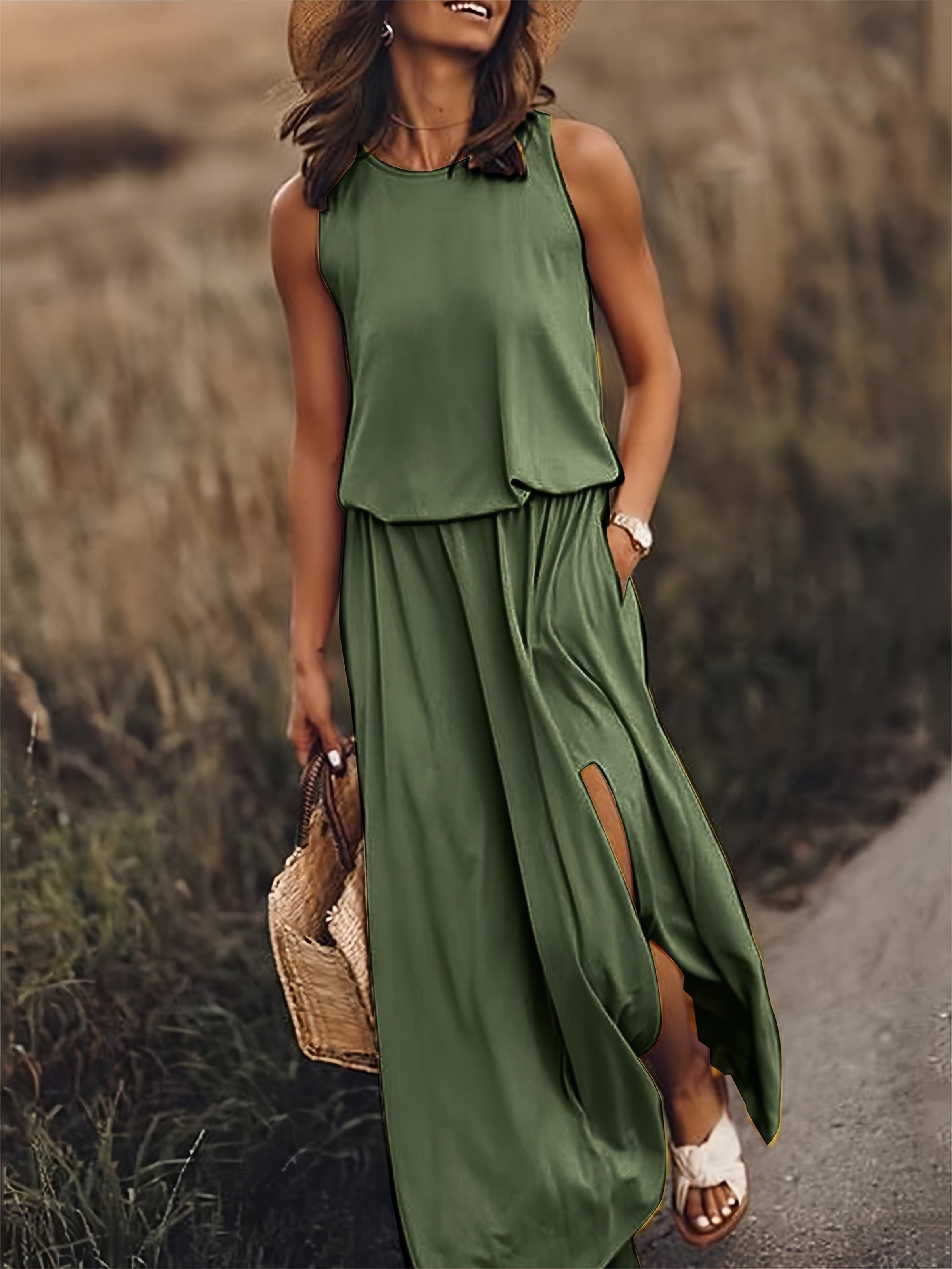Evelyn Women's Maxi Dress | Soft Breathable Fabric, Timeless Elegance 6