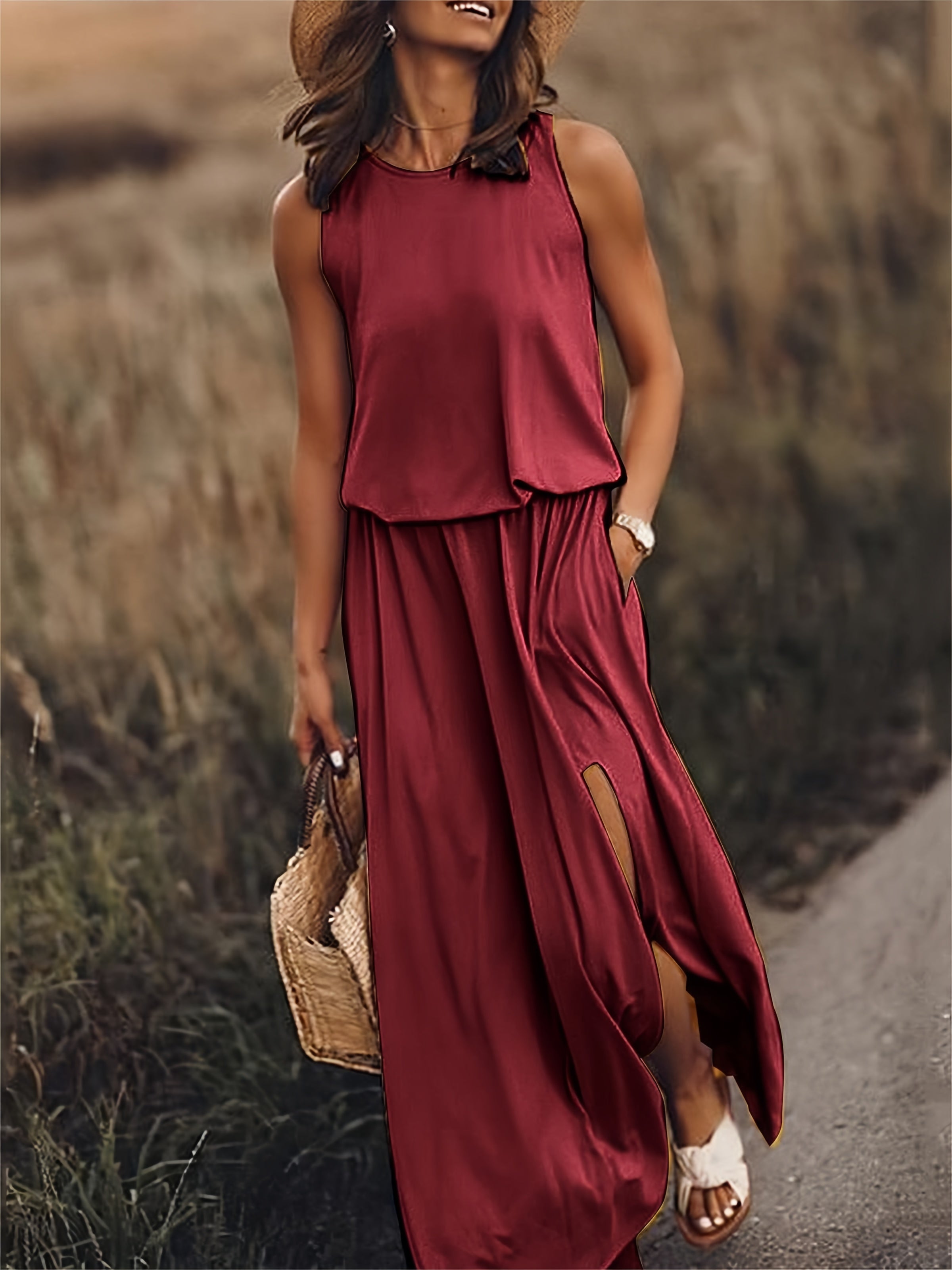 Evelyn Women's Maxi Dress | Soft Breathable Fabric, Timeless Elegance 7