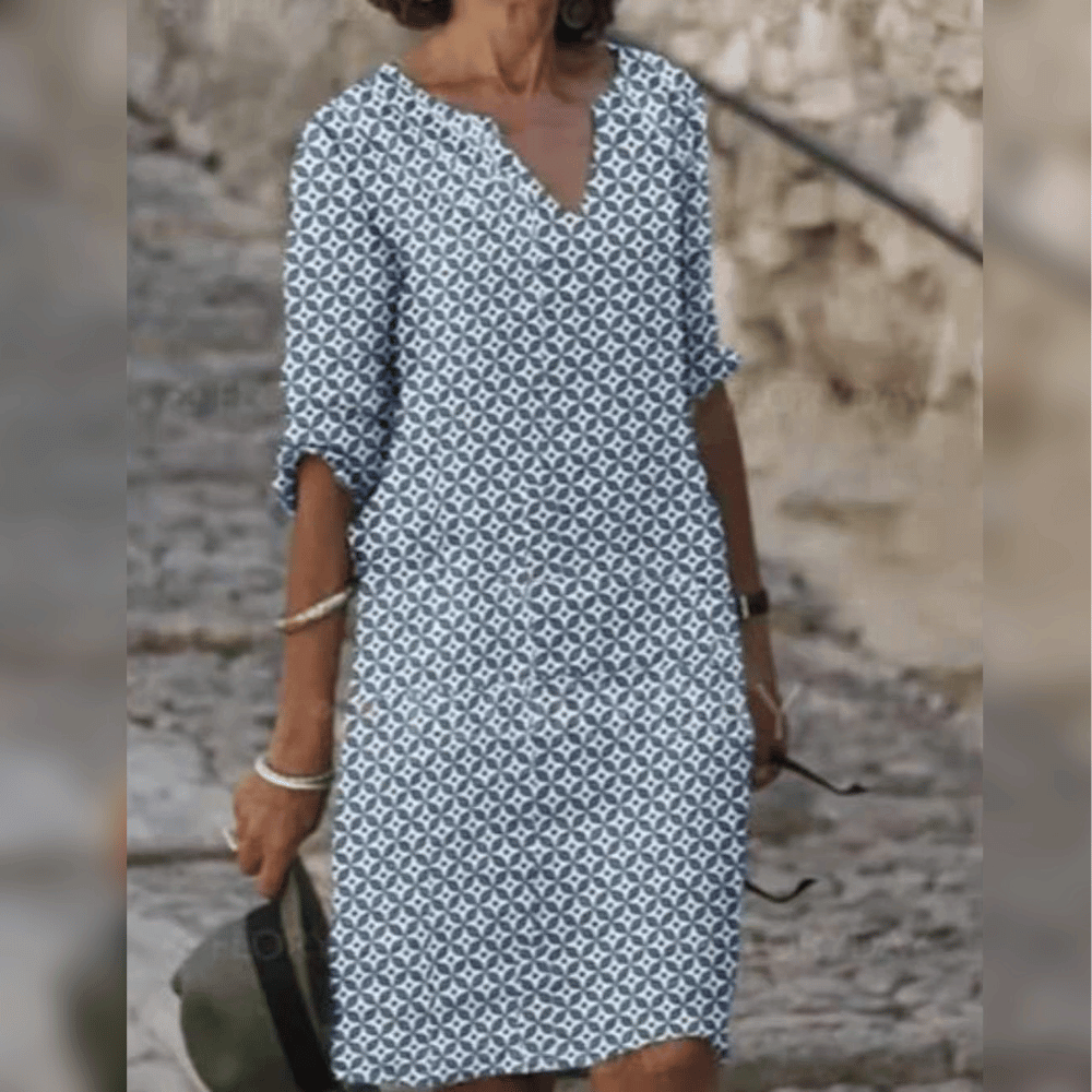 Evelyn Women's Summer Dress | Handcrafted Cotton, Flattering Fit 1