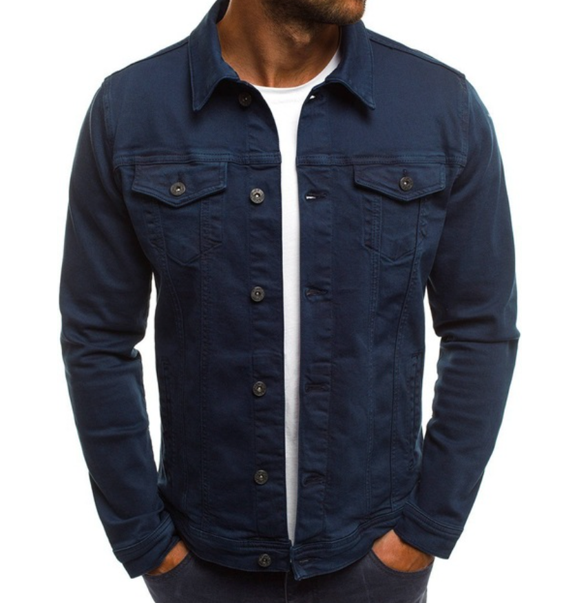 Fabian Men's Denim Jacket | High-Quality Comfort and Trendy Design 0