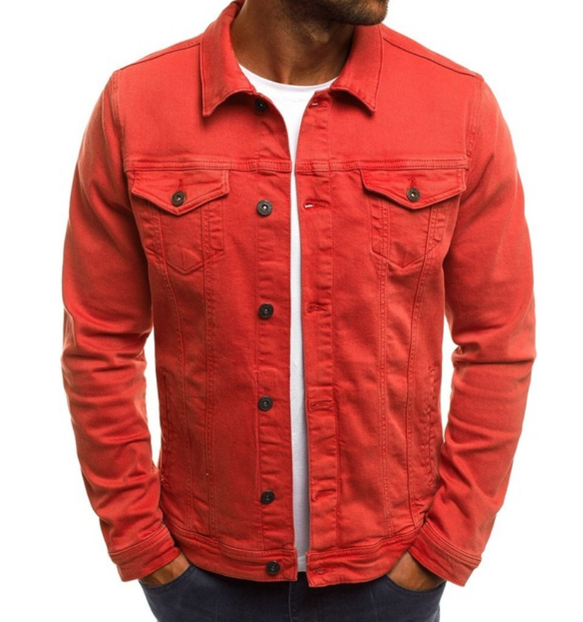 Fabian Men's Denim Jacket | High-Quality Comfort and Trendy Design 4