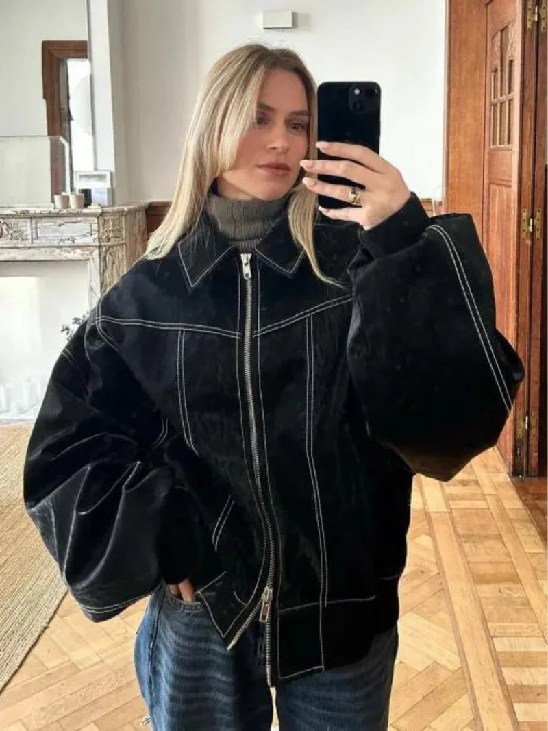 Fay Women's Leather Jacket | Premium Quality, Modern Style 9