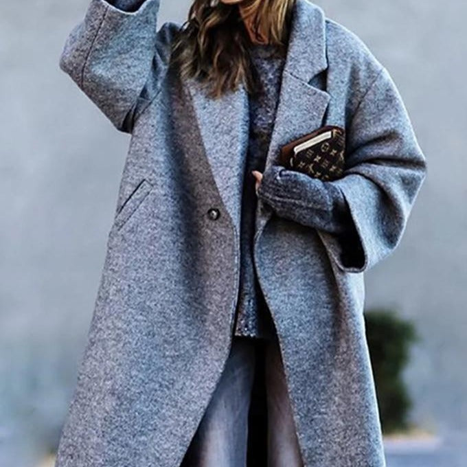 Felicita Women's Wool Coat | Tailored Fit, Elegant Design 1