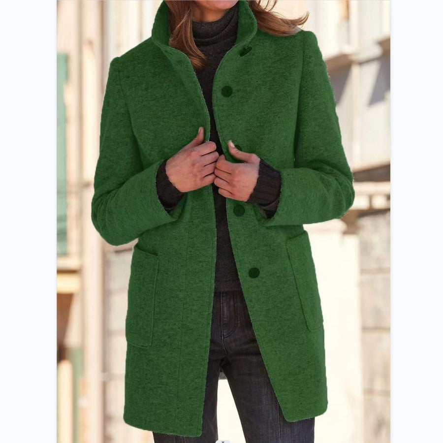 Felicity Women's Winter Coat | Elegant Button-Down Design, Versatile Style 0