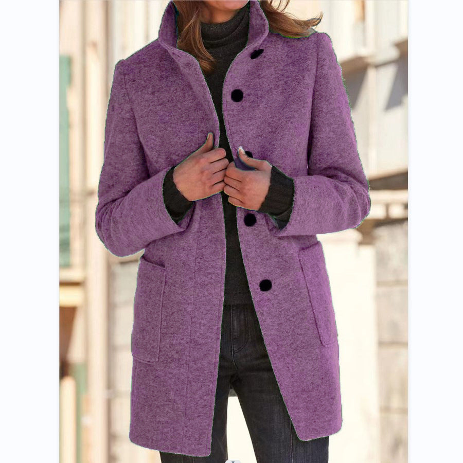 Felicity Women's Winter Coat | Elegant Button-Down Design, Versatile Style 10