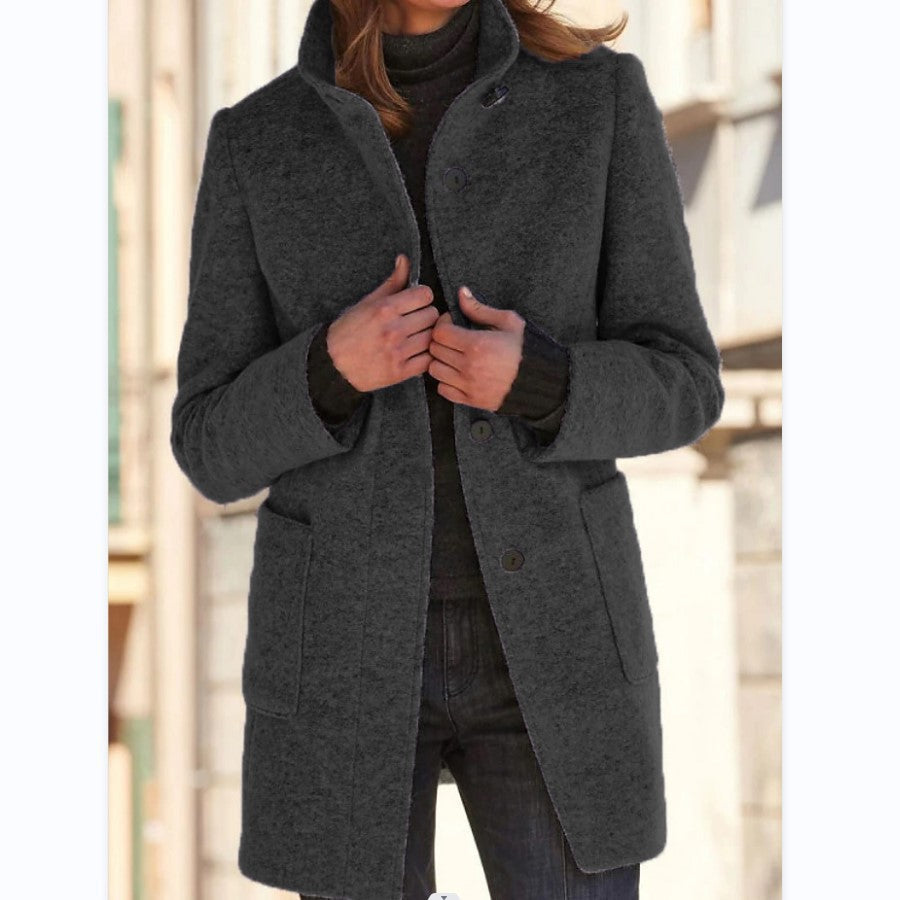 Felicity Women's Winter Coat | Elegant Button-Down Design, Versatile Style 11