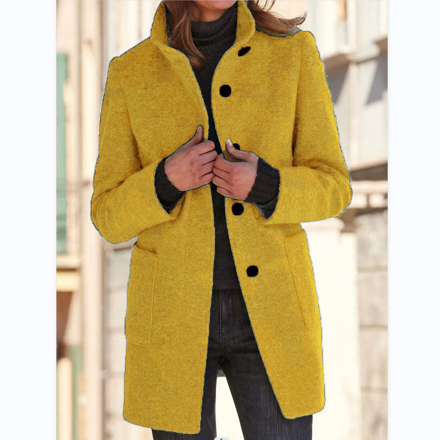Felicity Women's Winter Coat | Elegant Button-Down Design, Versatile Style 12