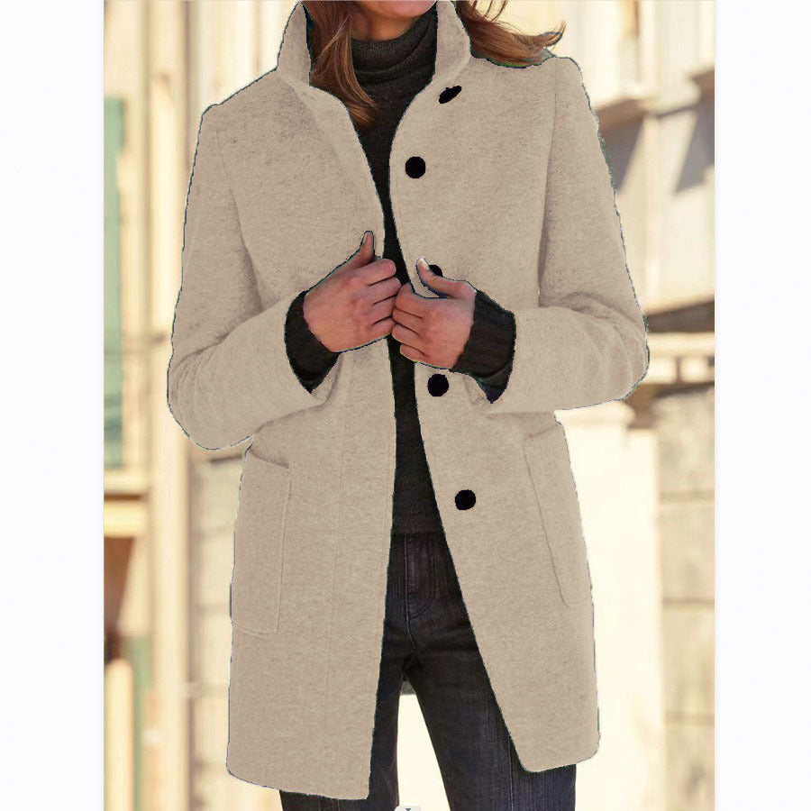Felicity Women's Winter Coat | Elegant Button-Down Design, Versatile Style 7