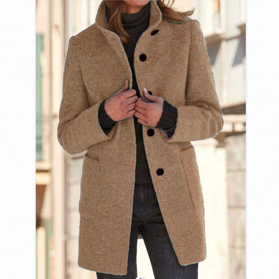 Felicity Women's Winter Coat | Elegant Button-Down Design, Versatile Style 9