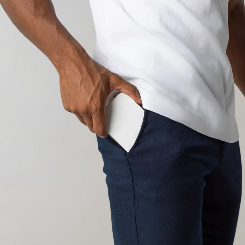 Felix Men's Chino Pants | Slim Fit Linen for Casual Style 2