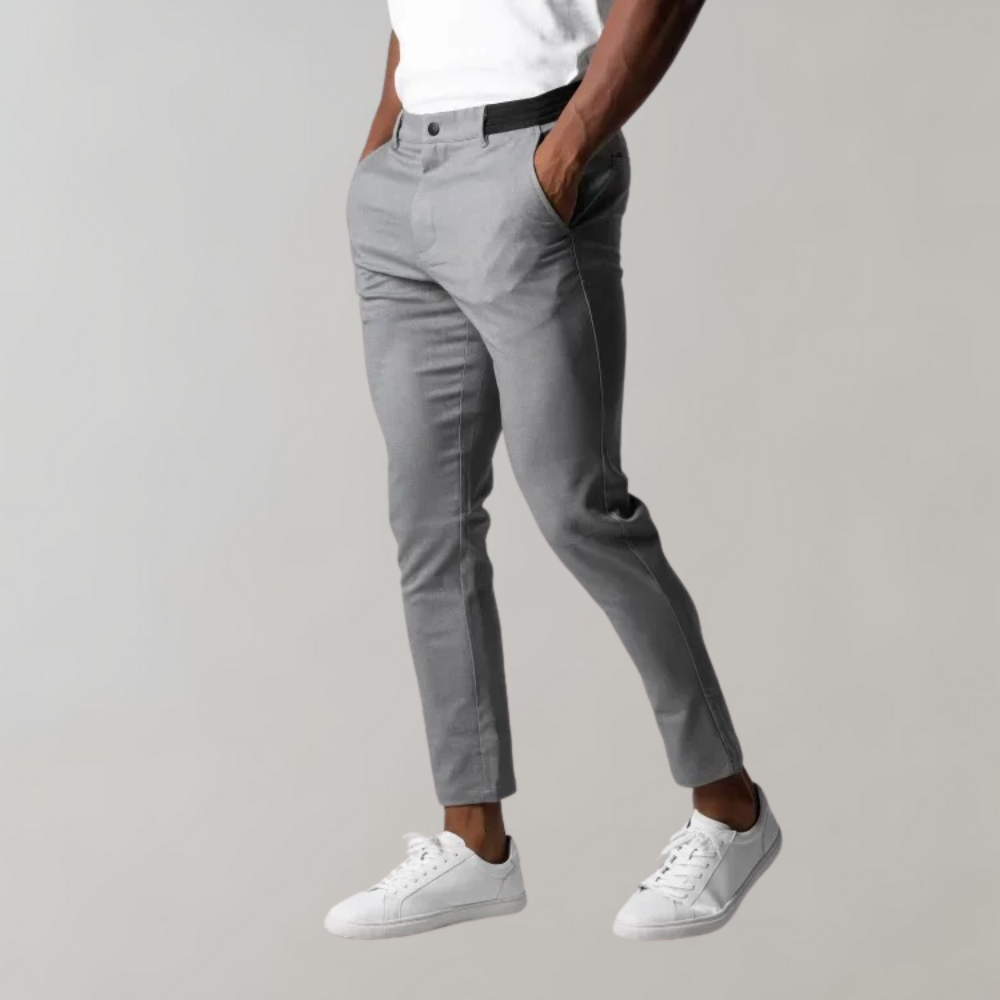 Felix Men's Chino Pants | Slim Fit Linen for Casual Style 3