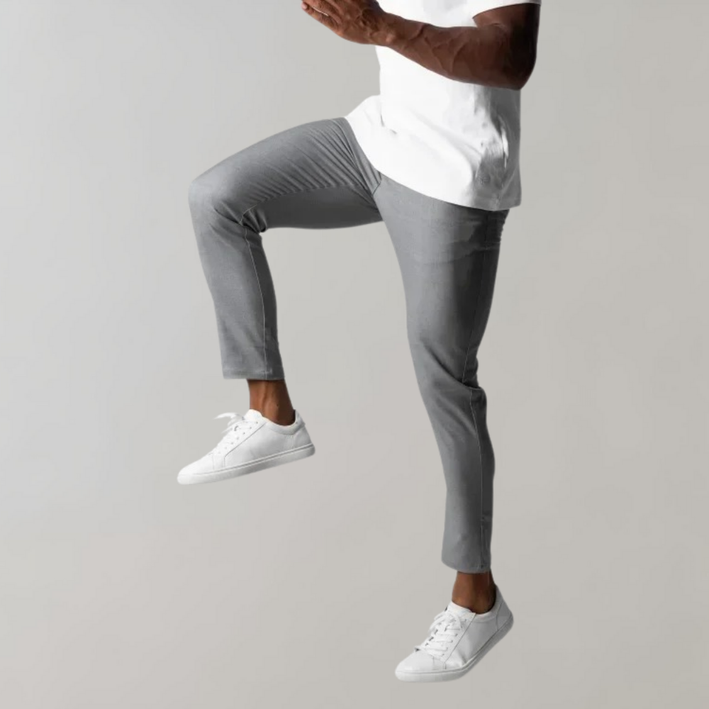 Felix Men's Chino Pants | Slim Fit Linen for Casual Style 4