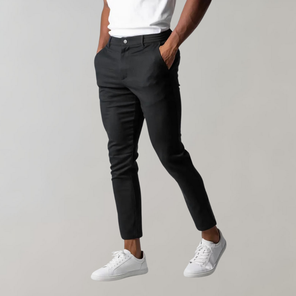 Felix Men's Chino Pants | Slim Fit Linen for Casual Style 5
