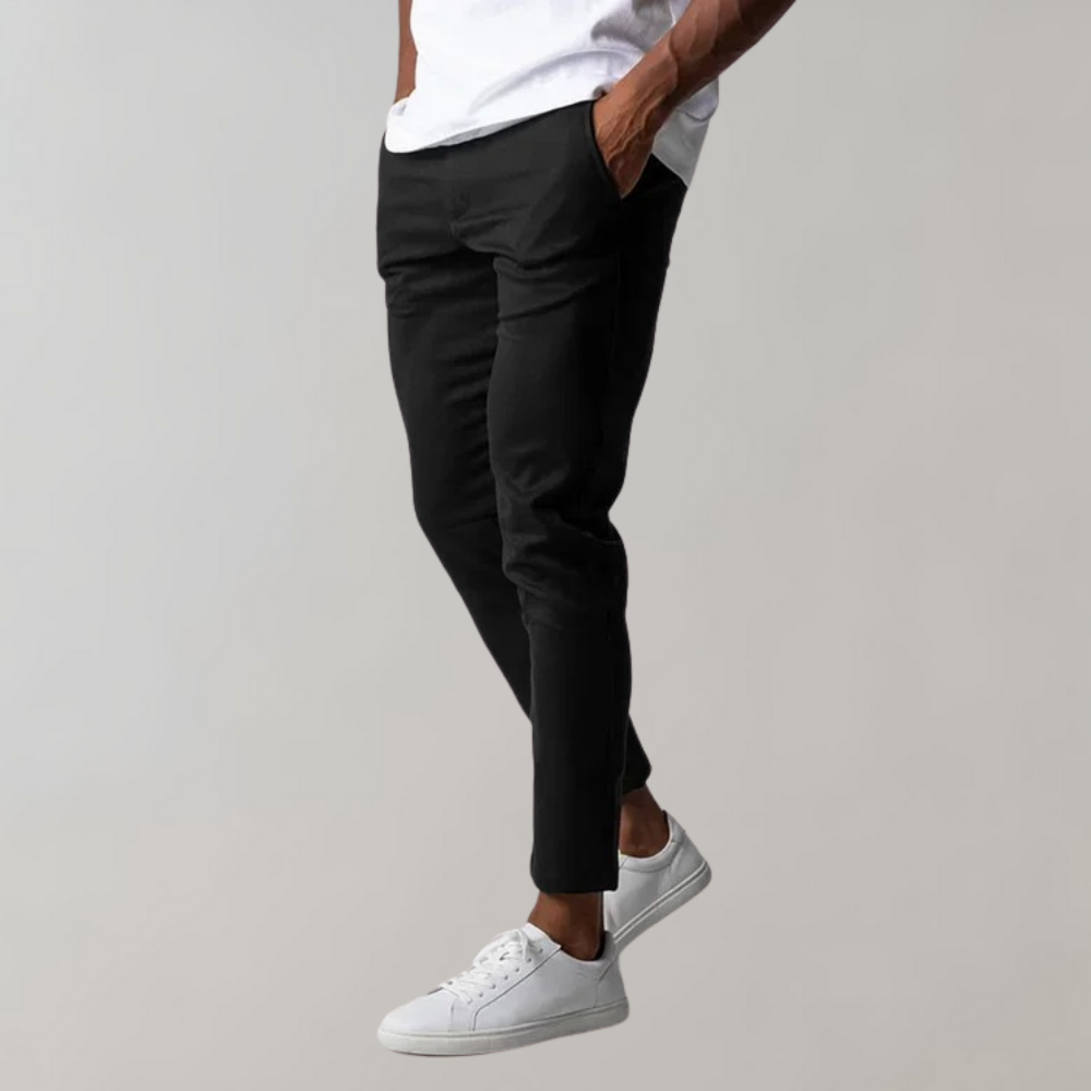Felix Men's Chino Pants | Slim Fit Linen for Casual Style 6