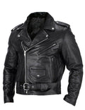 Felix Men's Leather Jacket | Slim Fit, Stand-Up Collar 0