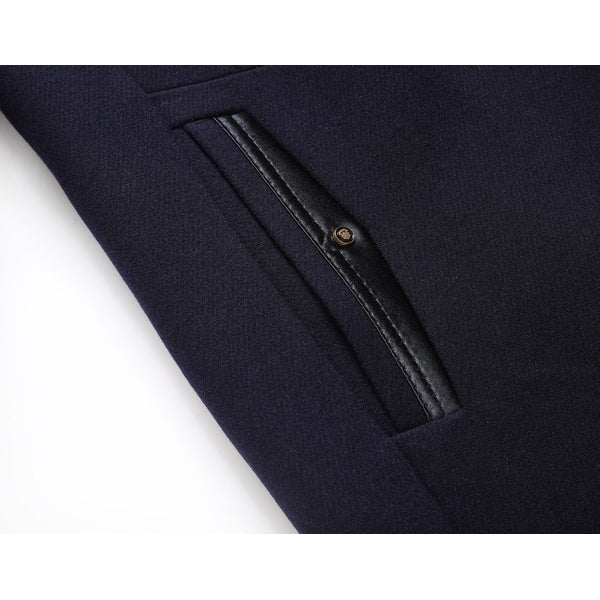 Ferdinand Men's Wool Coat | Elegant Persian Blend, Detachable Zip Collar 7