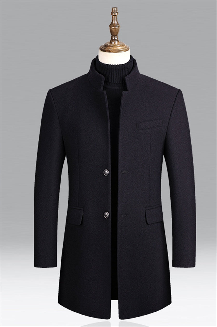 Fernando Men's Overcoat | Timeless Elegance, Warm Comfort 3