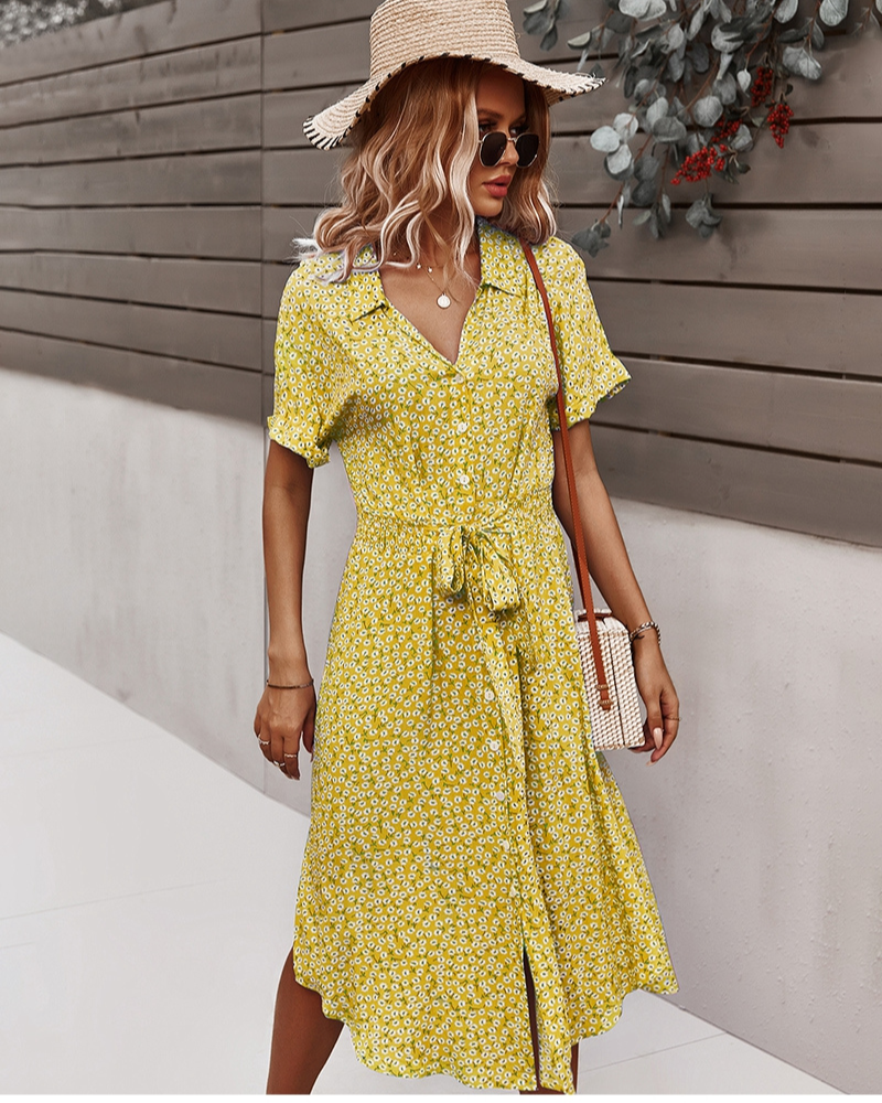 Fina Women's Summer Dress | Soft Cotton, Timeless Design 1
