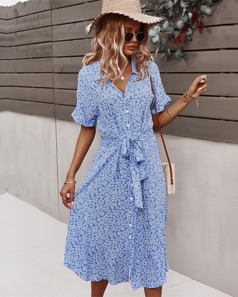 Fina Women's Summer Dress | Soft Cotton, Timeless Design 8