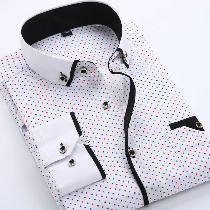 Fiona Men's Business Shirt | Unique Patterns, Premium Quality 0