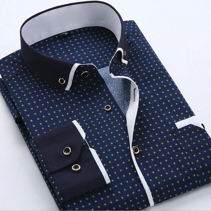 Fiona Men's Business Shirt | Unique Patterns, Premium Quality 1