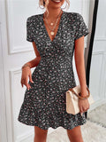 Fiona Women's Dress | Soft Cotton Floral, Elegant Summer Style 0