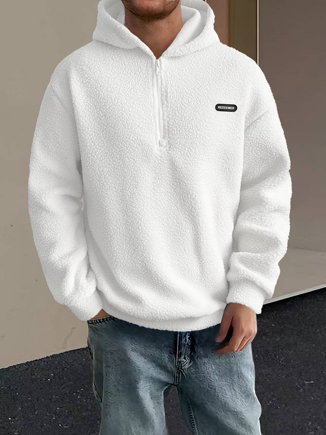 Fleece Men's Hoodie | 100% Polyester, Casual Style 3