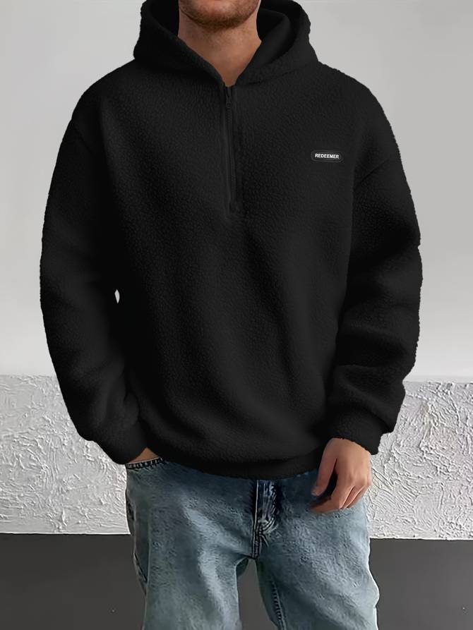 Fleece Men's Hoodie | 100% Polyester, Casual Style 6