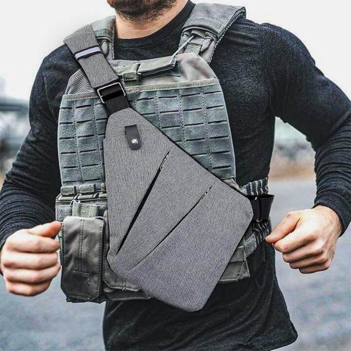 Flex Security Bag | Ergonomic One-Shoulder Design, Durable Oxford Cloth 4