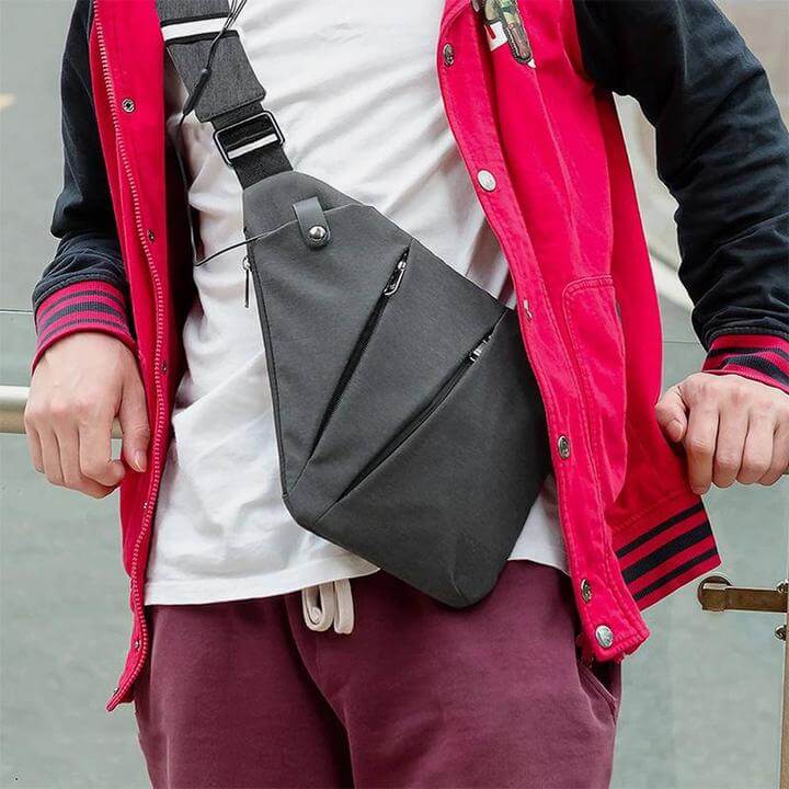 Flex Security Bag | Ergonomic One-Shoulder Design, Durable Oxford Cloth 5