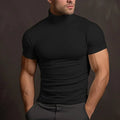 Gale Men's Sweater | Short Sleeve Turtleneck, Comfortable Elegance 0