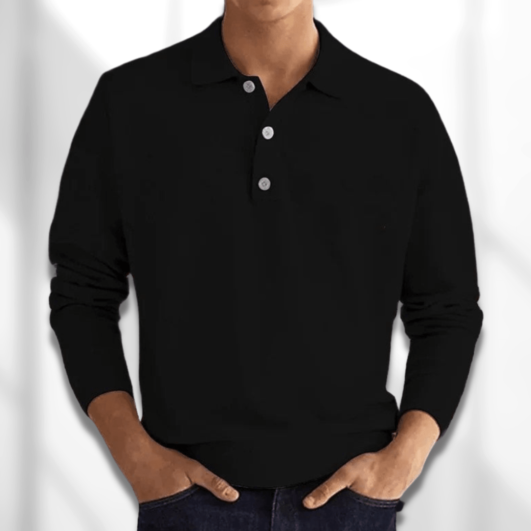Gavin Men's Polo Sweater | Soft, Breathable Fabric, Timeless Design 1